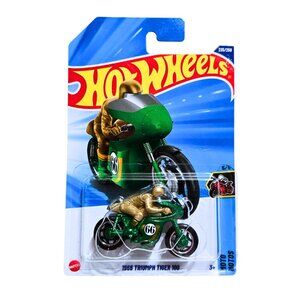 *TREASURE HUNT* Hot Wheels 2025 Mainline Moto N Case 1966 Triumph Tiger 100 1/64